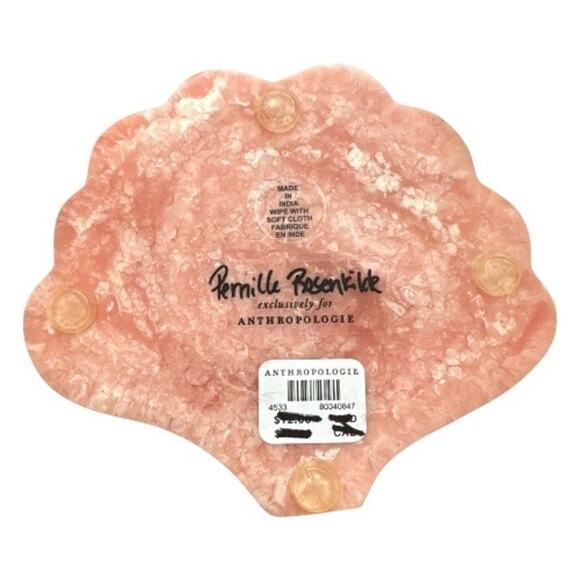 Pernille Rosenkilde for Anthropologie Peach Shell Shaped Coasters - Picture 7 of 10
